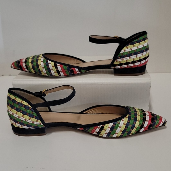 J.Crew Lilly Raffia G4477 Flats Sz.10 - Picture 3 of 15